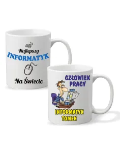 Foto Kubek Nadrukiem Prezent Informatyka Personalizowany