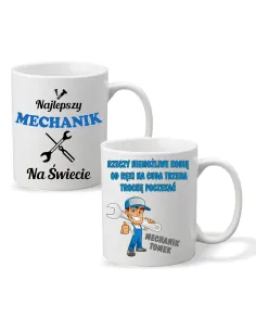 Foto Kubek Nadrukiem Prezent Mechanika Personalizowany