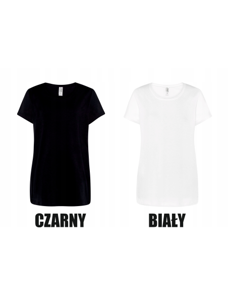 T-shirt z krótkim rękawem damski TWÓJ WŁASNY HAFT LOGO firmowa reklamowa