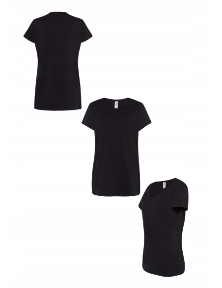 T-shirt krótki rękaw damski TWÓJ WŁASNY HAFT LOGO firmowa reklamowa 20 szt