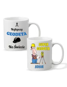 Foto Kubek z Nadrukiem Prezent dla Geodety Personalizowany