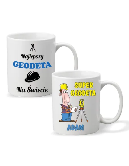 Foto Kubek z Nadrukiem Prezent dla Geodety Personalizowany