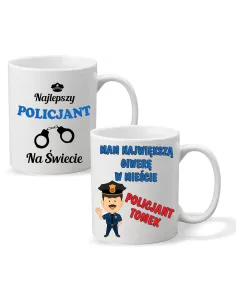 Foto Kubek Nadrukiem Prezent Policjanta Personalizowany