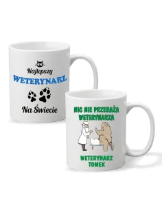 Foto Kubek Nadrukiem Prezent Weterynarza Personalizowany