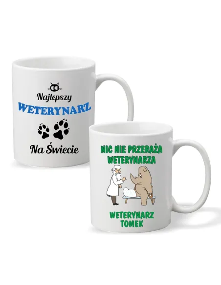 Foto Kubek Nadrukiem Prezent Weterynarza Personalizowany