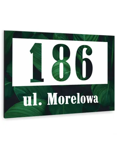 Tabliczka Adresowa Aluminiowa Tablica Numer Domu Kolorowy