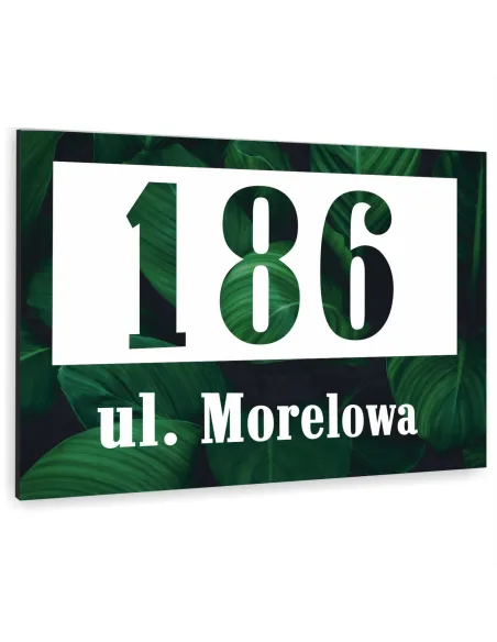 Tabliczka Adresowa Aluminiowa Tablica Numer Domu Kolorowy