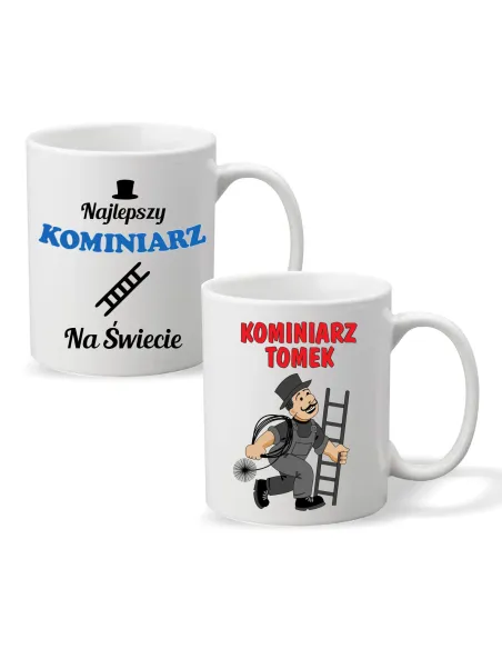 Foto Kubek Nadrukiem Prezent Kominiarza Personalizowany