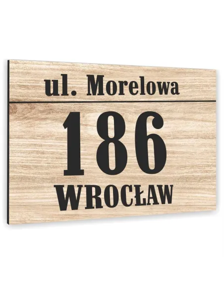 Tabliczka Tablica Adresowa Numerem Domu 20x15 Kolorowe