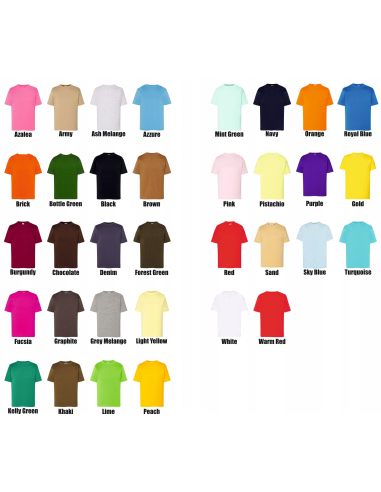 T-shirt dla dzieci krótki rękaw TWÓJ HAFT LOGO firmowa reklamowa 5 szt