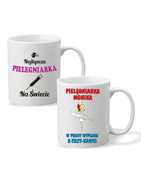 Foto Kubek Nadrukiem Prezent Pielęgniarki Personalizowany