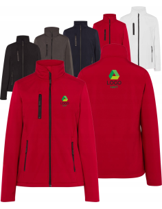 Kurtka softshell dla kobiet TWÓJ HAFT LOGO NAPIS firmowa reklamowa 10 sztuk