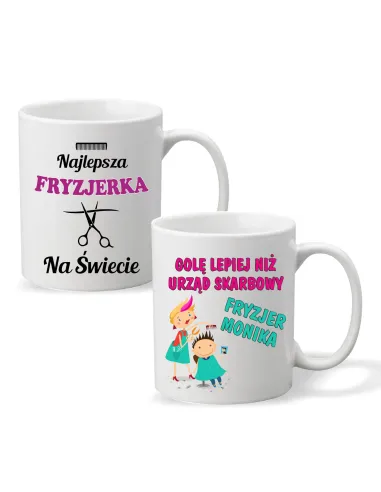 Foto Kubek Nadrukiem Prezent Fryzjerki Personalizowany