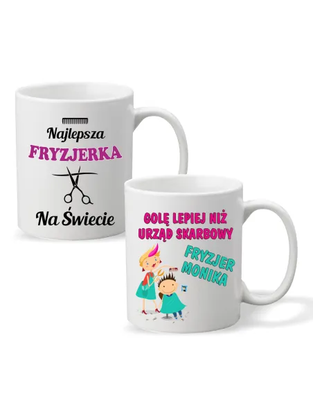 Foto Kubek Nadrukiem Prezent Fryzjerki Personalizowany
