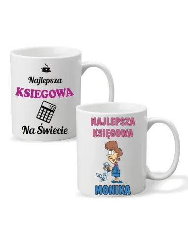 Foto Kubek Nadrukiem Prezent Księgowej Personalizowany