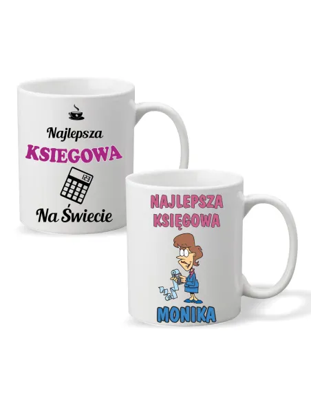 Foto Kubek Nadrukiem Prezent Księgowej Personalizowany