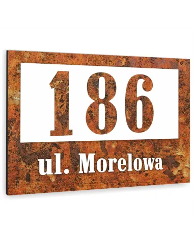 Tabliczka Adresowa Aluminiowa Tablica Numer Domu 15x20