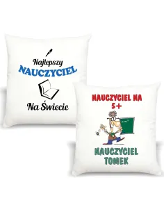 Śmieszny Prezent Foto Poduszka dla Nauczyciela z Nadrukiem
