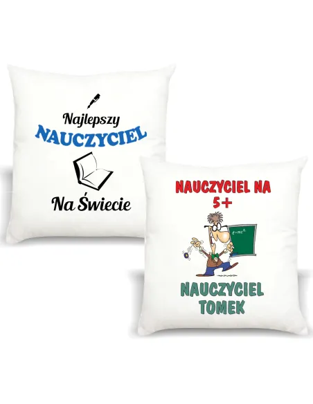 Śmieszny Prezent Foto Poduszka dla Nauczyciela z Nadrukiem