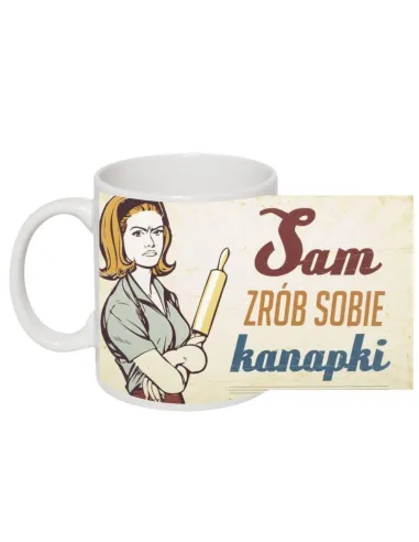 Foto Kubek Śmieszny PRL Napisami Prezent Nadrukiem Sam