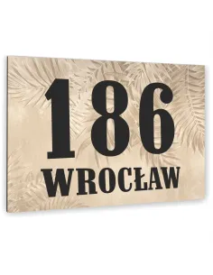 Tabliczka 20x30 cm Tablica Adresowa Aluminiowa Kolorowy