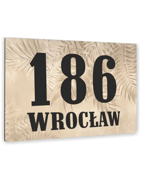 Tabliczka 20x30 cm Tablica Adresowa Aluminiowa Kolorowy