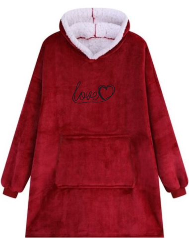 KOCOBLUZA BLUZA KOC OVERSIZE Z HAFTEM PREZENT NA ŚWIĘTA DLA DZIEWCZYNY