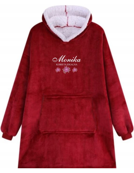 KOCOBLUZA BLUZA KOC OVERSIZE Z HAFTEM PREZENT NA ŚWIĘTA dla żony