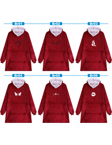 KOCOBLUZA BLUZA KOC OVERSIZE Z HAFTEM PREZENT NA ŚWIĘTA dla dziadka