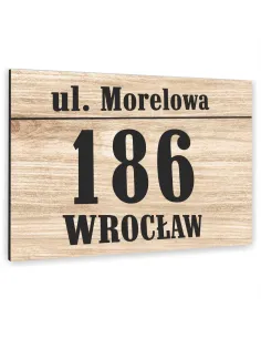 Tabliczka Tablica Adresowa Numerem Domu 20x30 Kolorowe