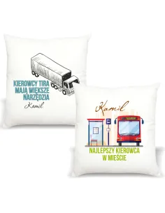 Poduszka Prezent dla Kelnera Najlepszy Kierwoca z Nadrukiem