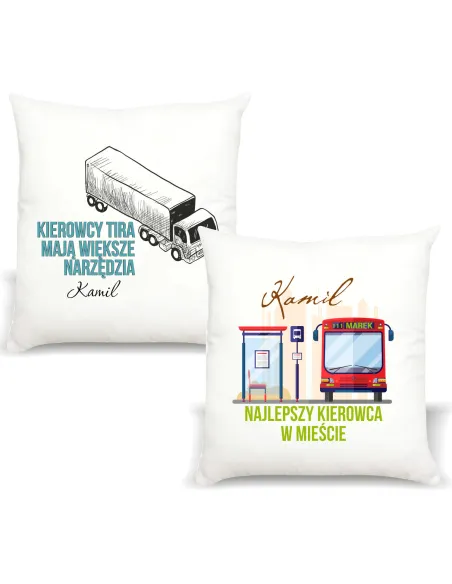 Poduszka Prezent dla Kelnera Najlepszy Kierwoca z Nadrukiem