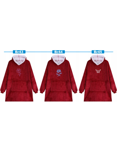 KOCOBLUZA BLUZA KOC OVERSIZE Z HAFTEM PREZENT NA ŚWIĘTA DLA DZIEWCZYNY