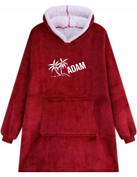 KOCOBLUZA BLUZA KOC OVERSIZE Z HAFTEM PREZENT NA ŚWIĘTA różne wzory IMIĘ