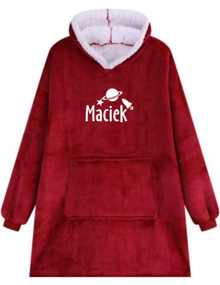 KOCOBLUZA BLUZA KOC OVERSIZE Z HAFTEM PREZENT NA ŚWIĘTA dużo wzorów IMIĘ