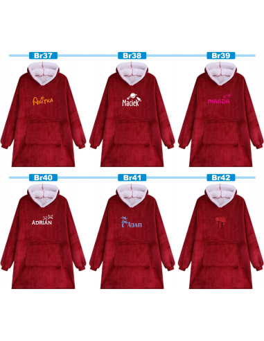 KOCOBLUZA BLUZA KOC OVERSIZE Z HAFTEM PREZENT NA ŚWIĘTA dla dziadka