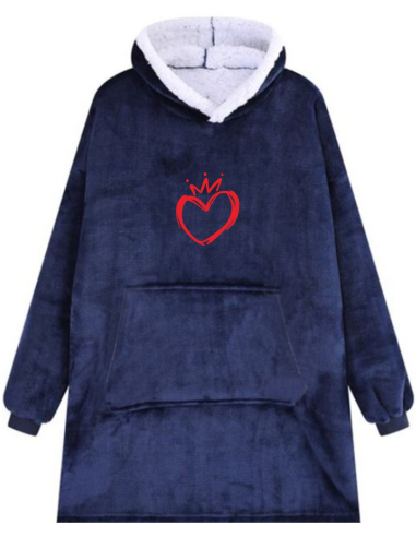 KOCOBLUZA BLUZA KOC 2w1 OVERSIZE Z HAFTEM PREZENT personalizowany