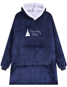 KOCOBLUZA BLUZA KOC OVERSIZE Z HAFTEM PREZENT personalizowany napis imię
