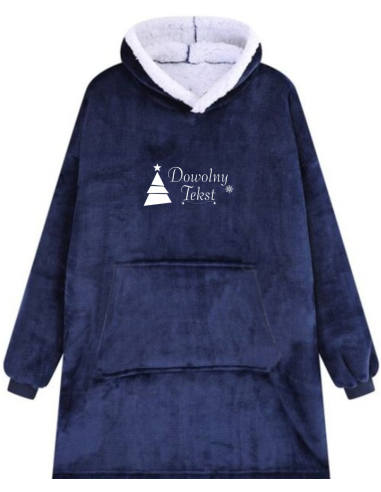 KOCOBLUZA BLUZA KOC OVERSIZE Z HAFTEM PREZENT personalizowany napis imię