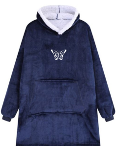KOCOBLUZA BLUZA KOC OVERSIZE Z HAFTEM PREZENT świąteczny twoje imię grafika