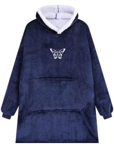 KOCOBLUZA BLUZA KOC OVERSIZE Z HAFTEM PREZENT świąteczny twoje imię grafika