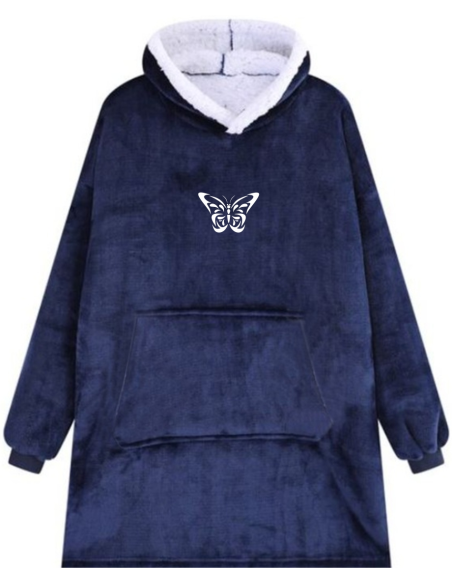KOCOBLUZA BLUZA KOC OVERSIZE Z HAFTEM PREZENT świąteczny twoje imię grafika