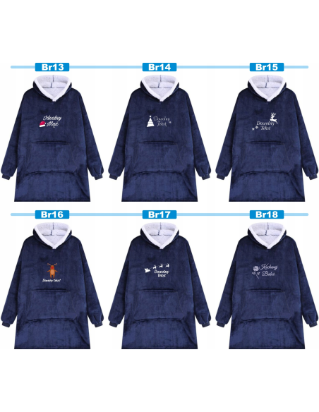 KOCOBLUZA BLUZA KOC OVERSIZE Z HAFTEM PREZENT personalizowany dla babci