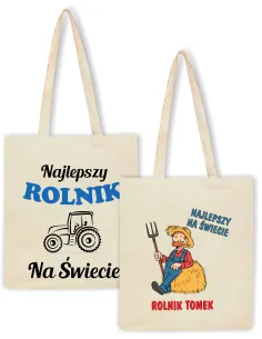 Eko Torba z Nadrukiem Prezent dla Rolnika Personalizowany