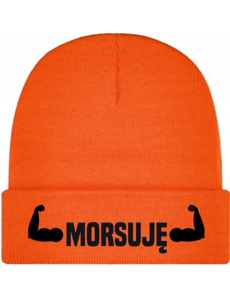 Czapka zimowa TWÓJ WŁASNY HAFT LOGO NAPIS GRAFIKA MORSUJĘ PREZENT DLA MORSA