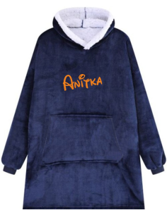 KOCOBLUZA BLUZA KOC OVERSIZE Z HAFTEM PREZENT świąteczny twoje imię tekst