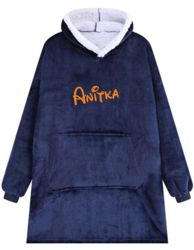 KOCOBLUZA BLUZA KOC OVERSIZE Z HAFTEM PREZENT świąteczny twoje imię tekst