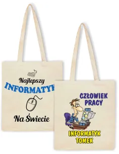 Eko Torba Nadrukiem Prezent Informatyka Personalizowany
