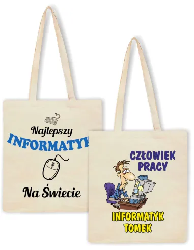 Eko Torba Nadrukiem Prezent Informatyka Personalizowany