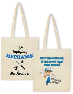 Eko Torba Nadrukiem Prezent Mechanika Personalizowany